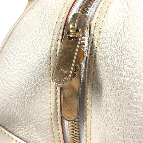 LOUIS VUITTON M91891 Suhali Spaerb Shoulder Bag Hand Bag Suhari leather White - Picture 4 of 16